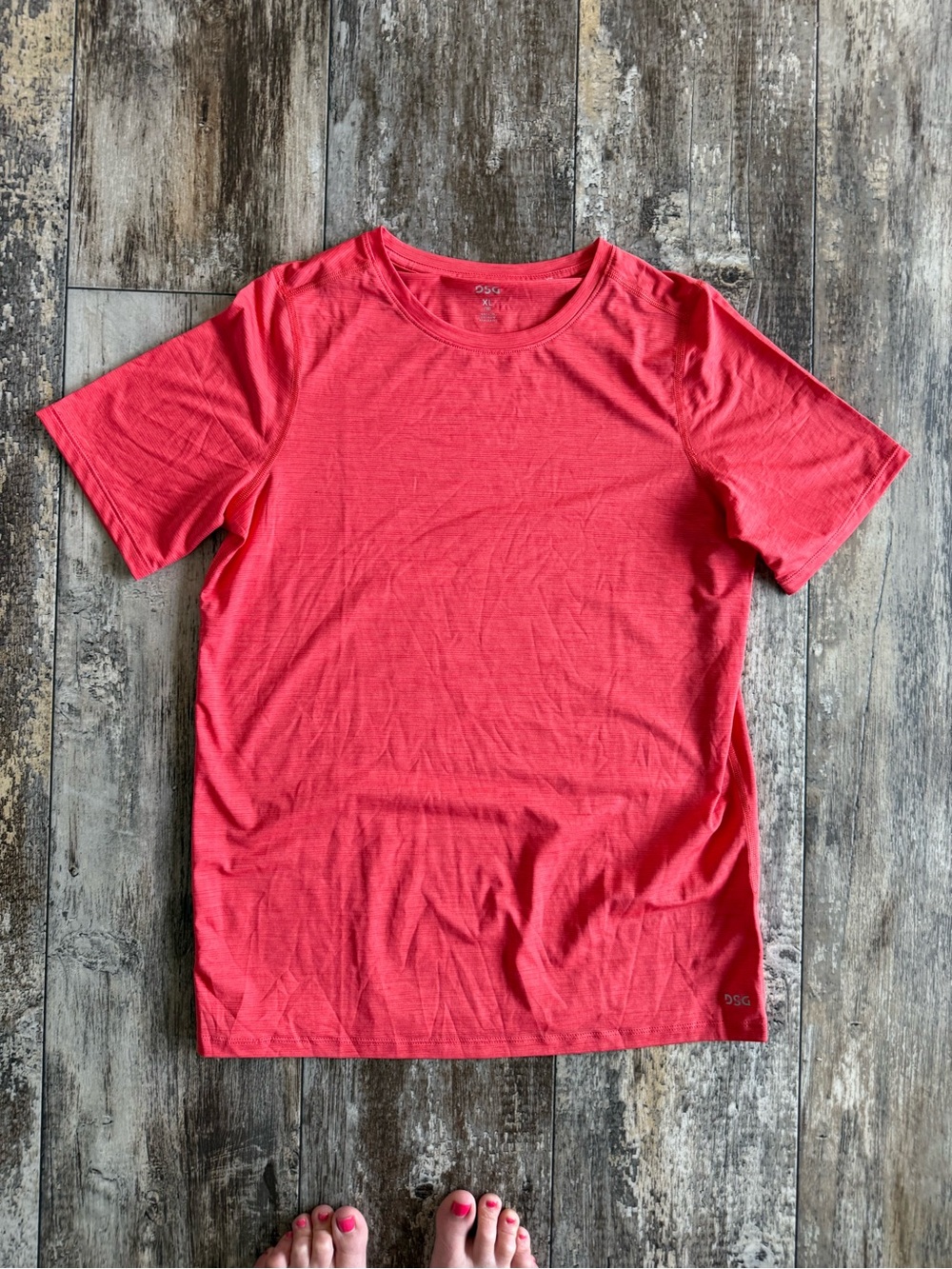 2 for $15 sale: DSG boys red-orange performance athletic t-shirt - XL